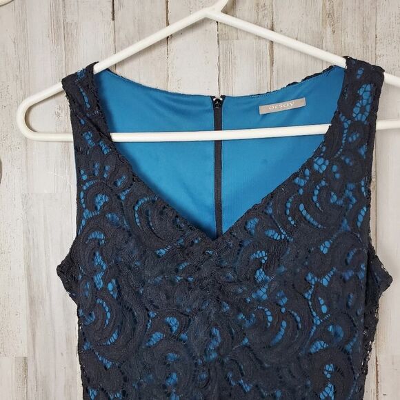 Orsay Lace Overlay Sleeveless Dress Black Size 4 - Picture 4 of 12